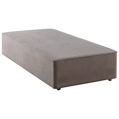 Hypnos Firm Edge Divan Base, Single Imperio Grey